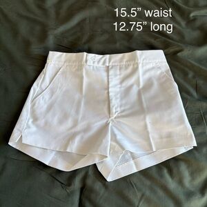 Jockey White High-Waist Tailored Women's Shorts